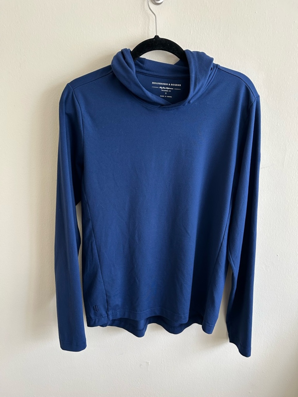 Dark Blue Hooded Sweatshirt